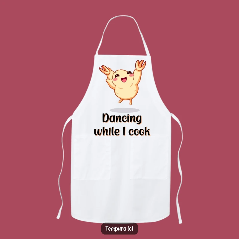 Funny Dancing Shrimp Apron: Kitchen Dance Party - Great Humorous Cooking Gift