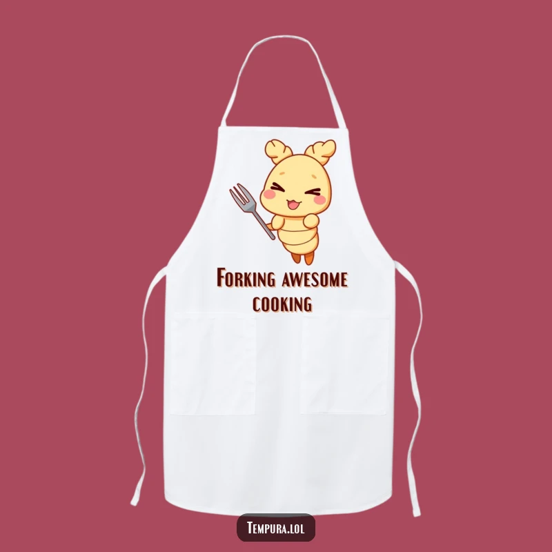 Funny Tempura Shrimp Apron: Cook with Mischief & Humor