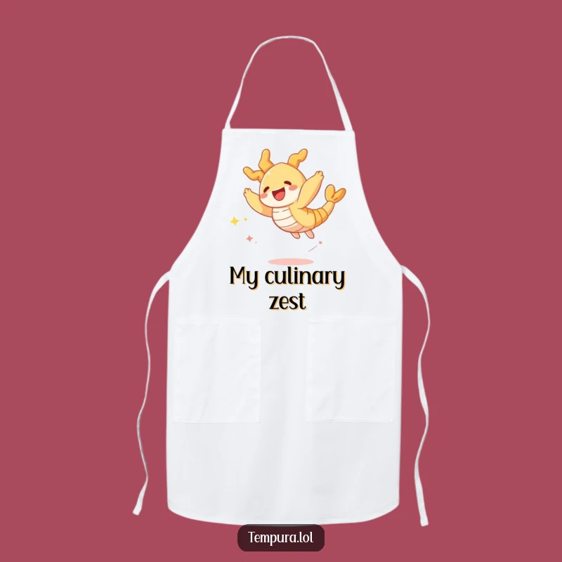 Funny Tempura Shrimp Kitchen Apron - Cook with Joyful Flair
