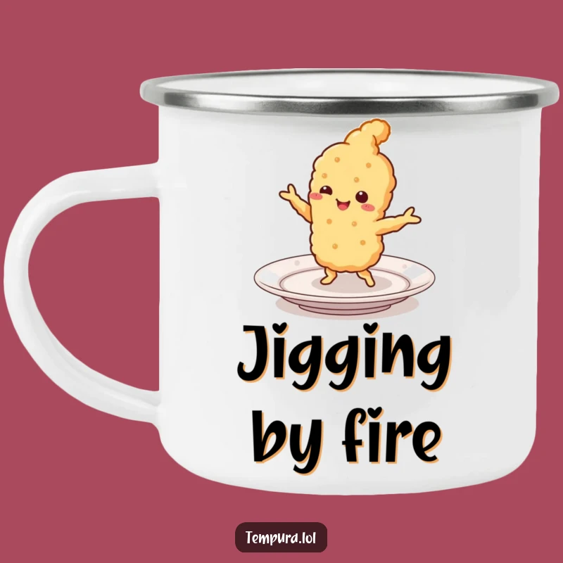 Funny Tempura Jigging Camping Mug: Outdoor Food Fun, Hilarious Gift