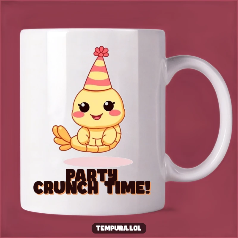 Funny Party Shrimp Tempura Mug: Celebrate with a Hilarious Seafood Gift