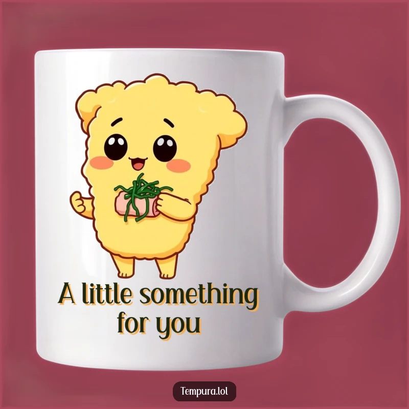 Funny Tempura Snack Mug: Seaweed Treat, Humorous Foodie Gift
