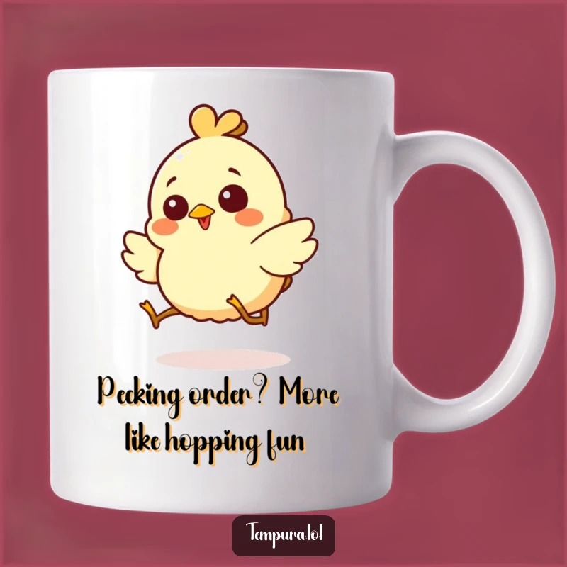 Funny Giggling Chicken Tempura Mug - A Hilarious Gift for Anyone Who Loves a Good Laugh