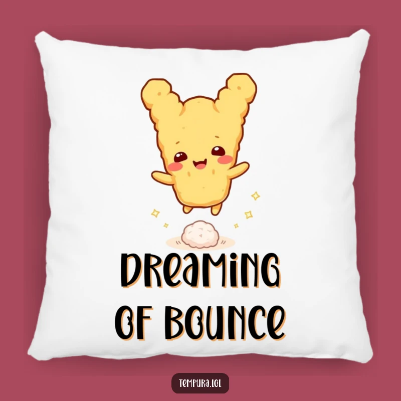Funny Tempura Rice Ball Pillow: Huggable Happiness for Your Home