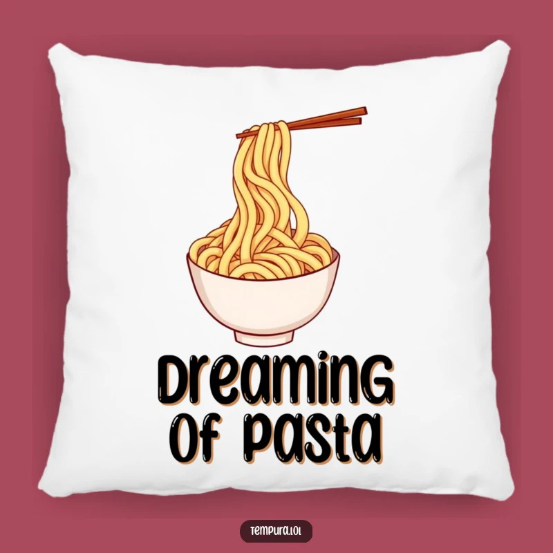 Funny Udon Noodle Twirl Pillow: Soft Cartoon Cushion for Cozy Laughs, Gift Idea