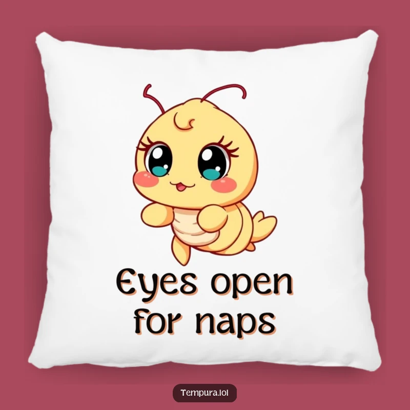 Funny Excited Shrimp Pillow: Comfy Cushion for the Enthusiast