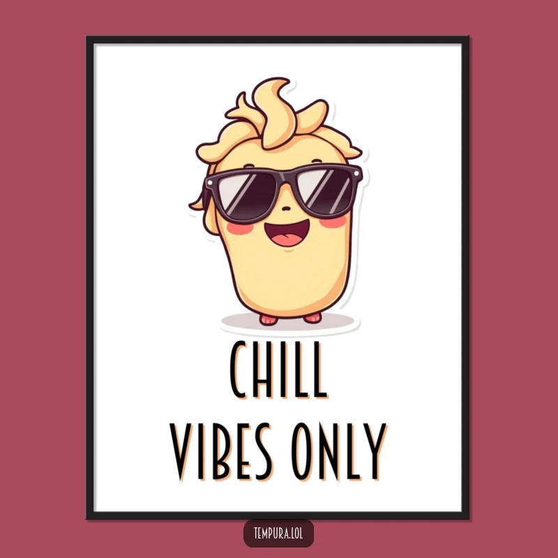 Funny Tempura Roll Sunglasses Poster - Cool Wall Art and a Fantastic Funny Gift