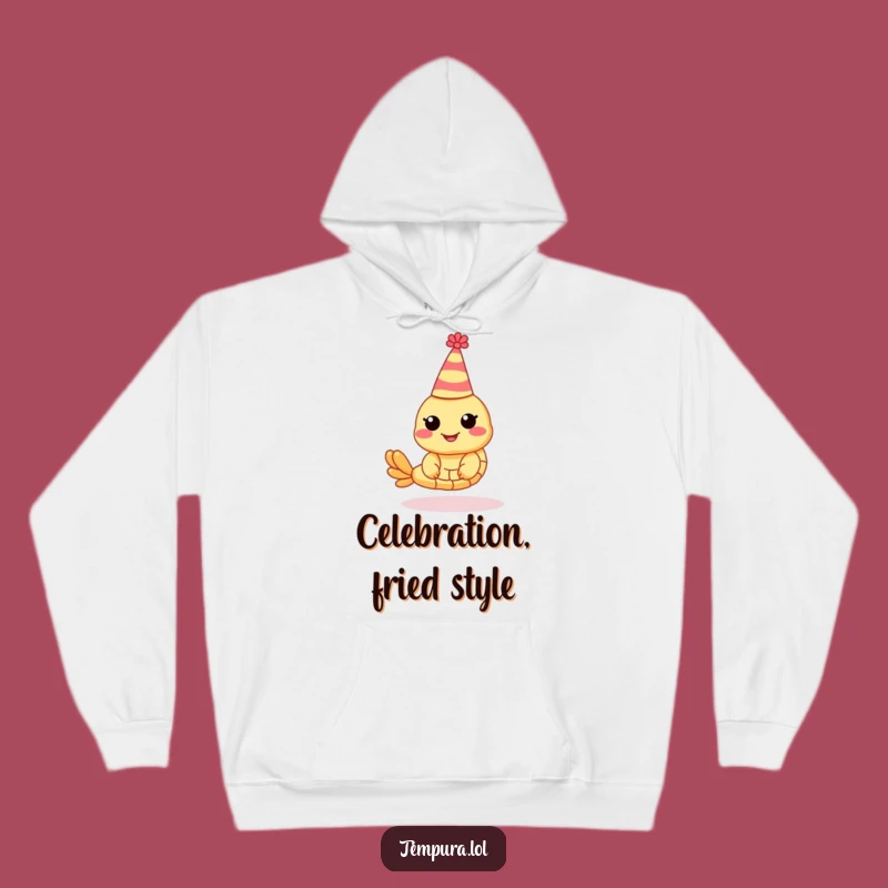 Funny Party Shrimp Tempura Hoodie: Cozy Up with Festive Fun Gift
