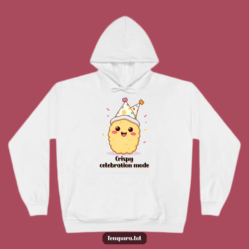 Cozy Funny Tempura Party Hoodie: Warmth and Laughter for Chilly Days