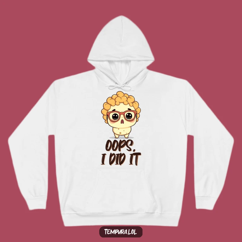 Cozy & Funny Tempura Surprise Hoodie - Silly Glasses & Warmth