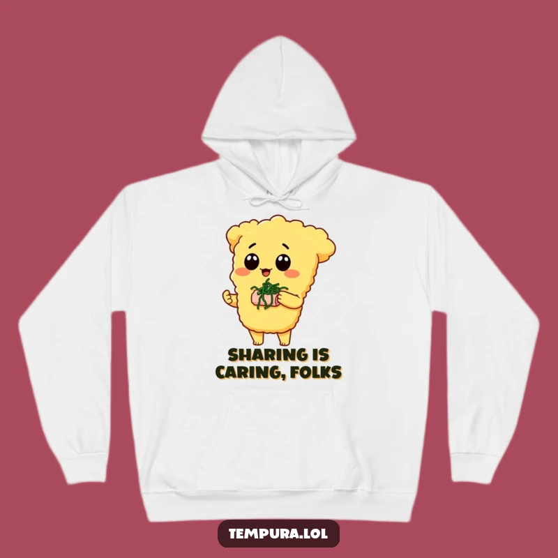 Funny Tempura Snack Hoodie: Cozy Seaweed Treat, Humorous Gift
