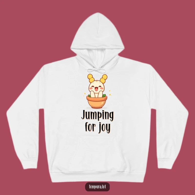 Funny Jumping Tempura Hoodie: Cozy & Fun Fried Food Apparel