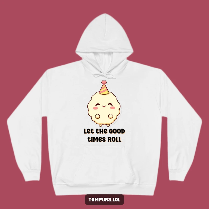Funny Tempura Party Hoodie: Cozy Celebration Hat, Humorous Gift