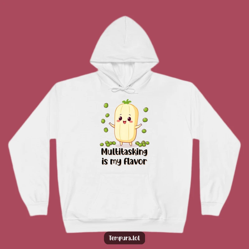 Cozy Funny Juggling Veggie Hoodie: Warm Comfort, Hilarious Gift