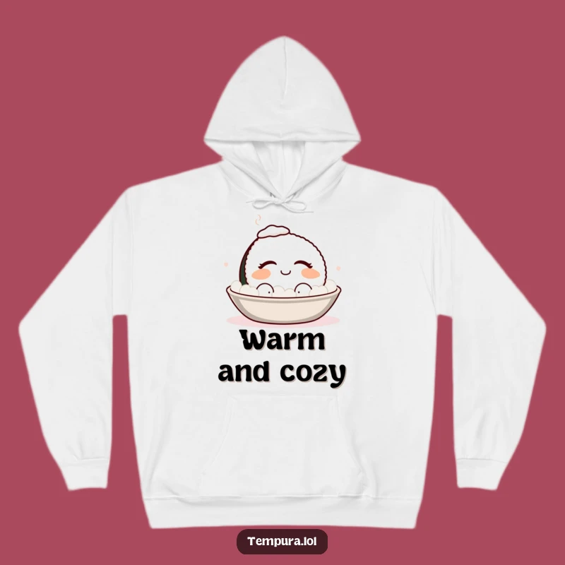 Funny Sushi Bath Hoodie: Cozy Foodie Comfort for Chilly Days