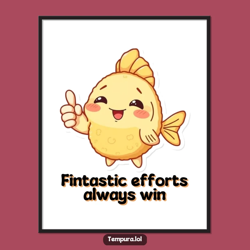 Funny Free Printable Wall Art: Awesome Fish Thumbs Up Downloadable