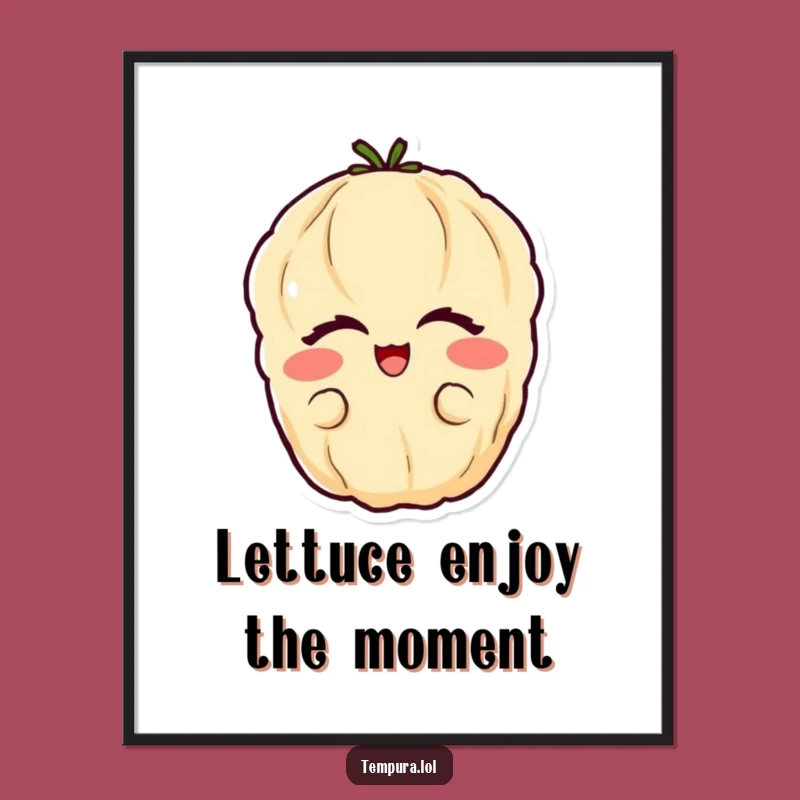 Funny Free Printable Wall Art: Glee Veggie Tempura, Whimsical Downloadable Decor!
