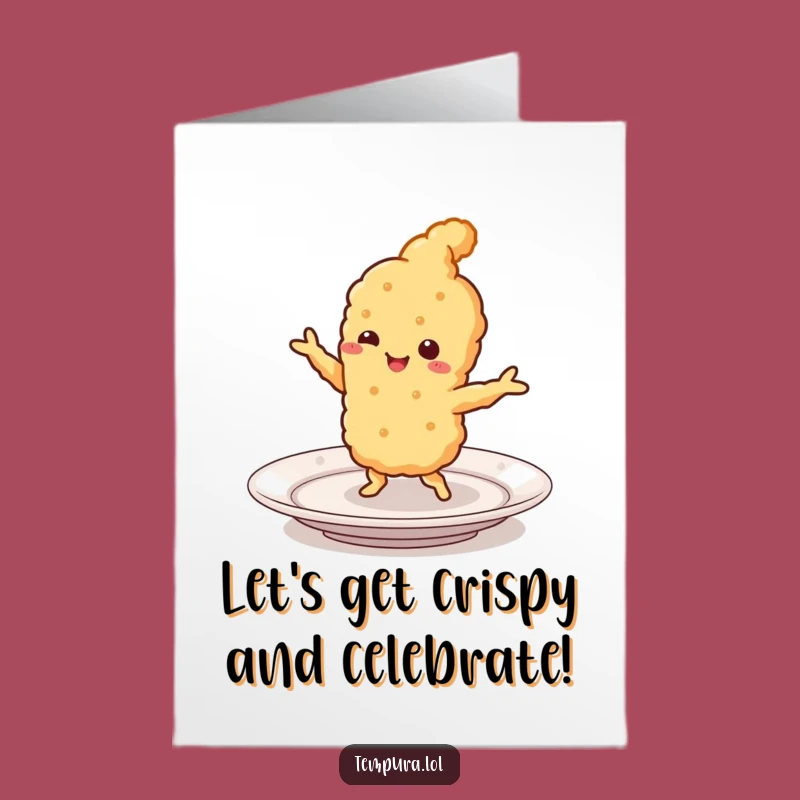 Free Printable Birthday Card: Jigging Tempura for a Deliciously Funny Celebration