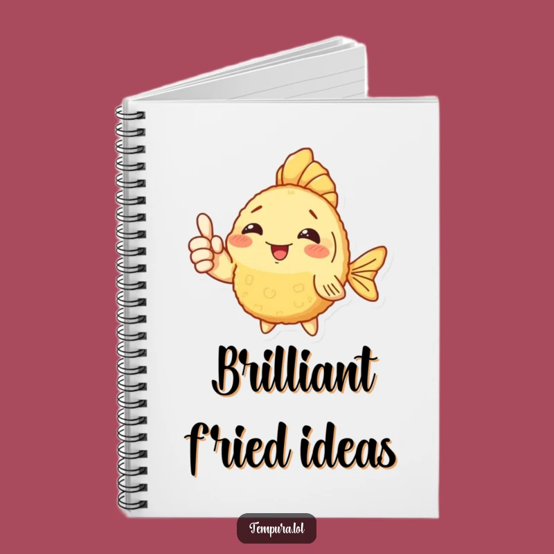 Funny Fish Tempura Notebook: Thumbs Up Journal for Hilarious Notes Gift