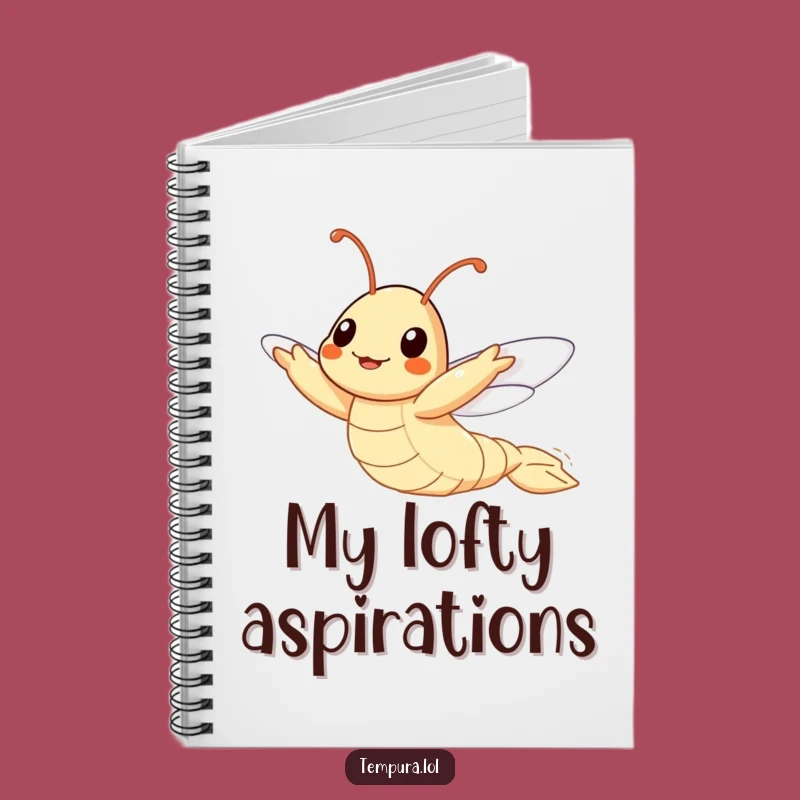 Funny Flying Tempura Shrimp Notebook: Jot Down Ambitious Ideas, Hilarious Gift
