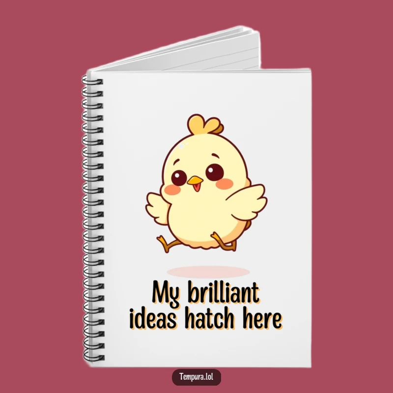 Funny Giggling Chicken Tempura Notebook - Jot Down Laughs, an Excellent Funny Gift