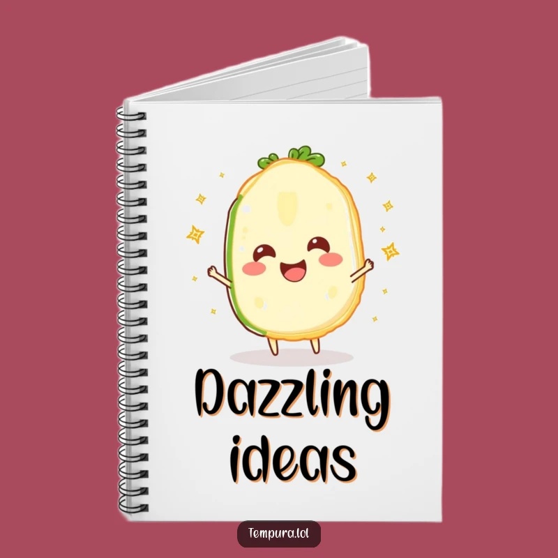 Funny Sparkling Veggie Slice Notebook: Jot Down Ideas with Joy
