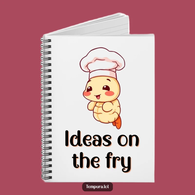 Funny Chef Shrimp Notebook: Jot Down Ideas with Culinary Comedy