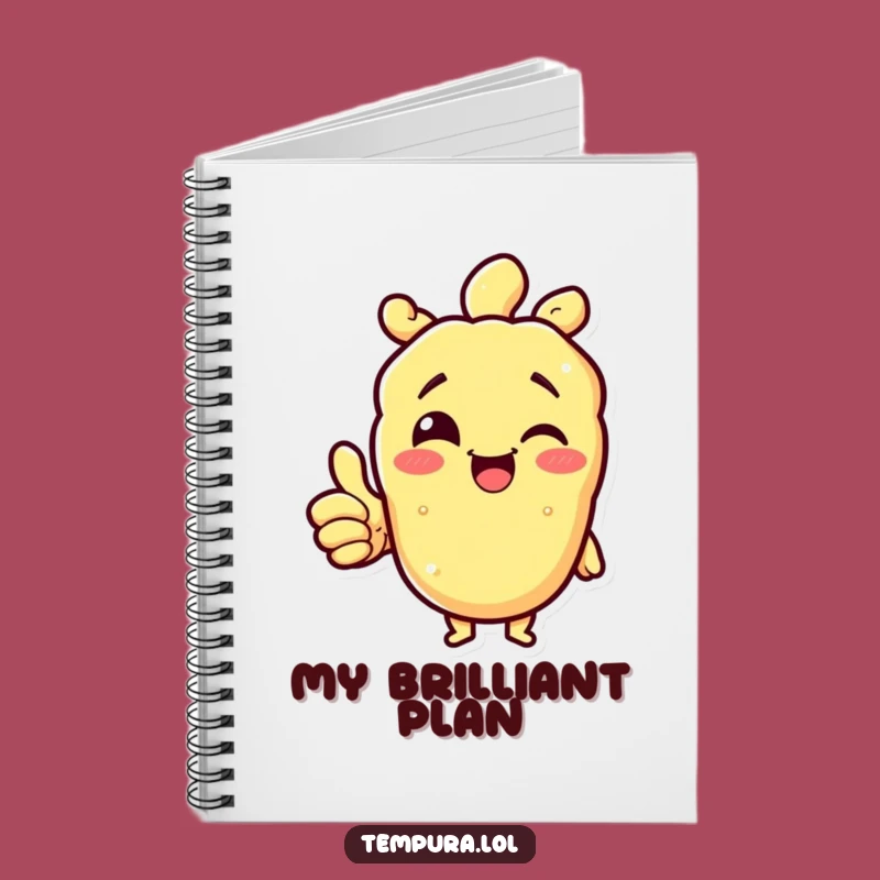 Funny Tempura Thumbs Up Notebook: Jot Down Ideas with Positive Flair!