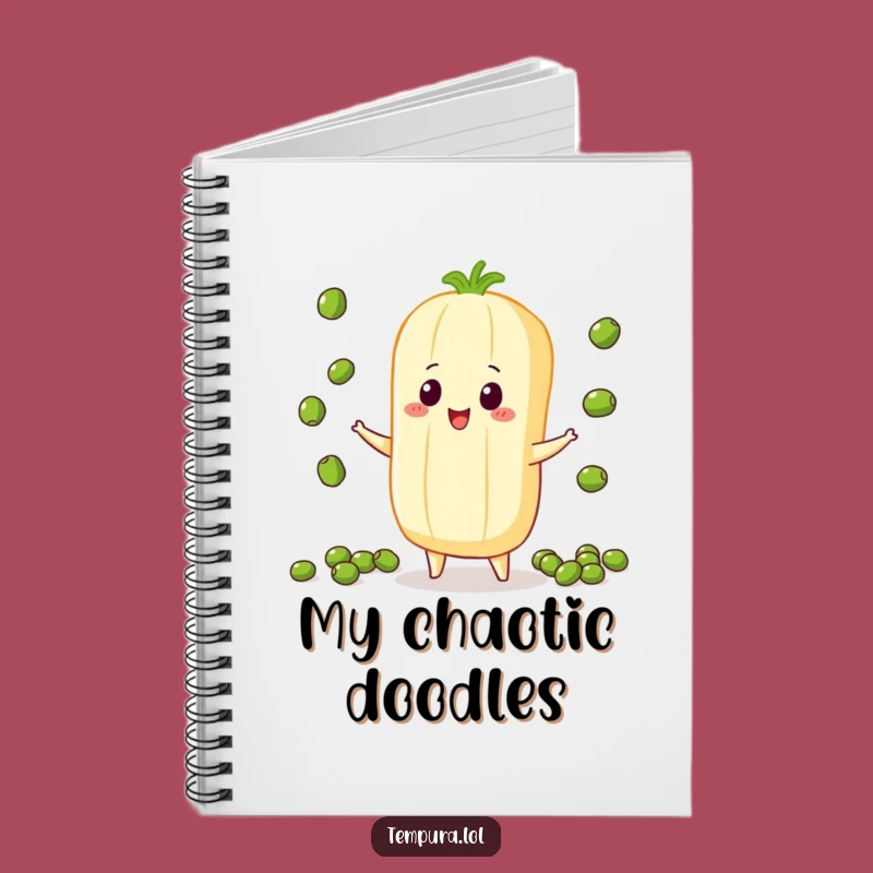 Funny Juggling Veggie Notebook: Jot Down Ideas, Hilarious Gift