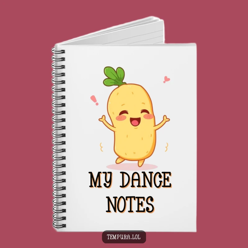 Funny Wiggling Veggie Notebook: Happy Tempura Journal, Perfect Funny Gift