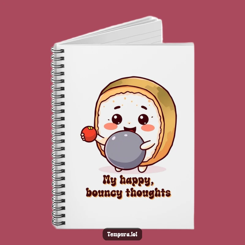Funny Kawaii Sushi Roll Notebook: Jot Down Notes with a Smile