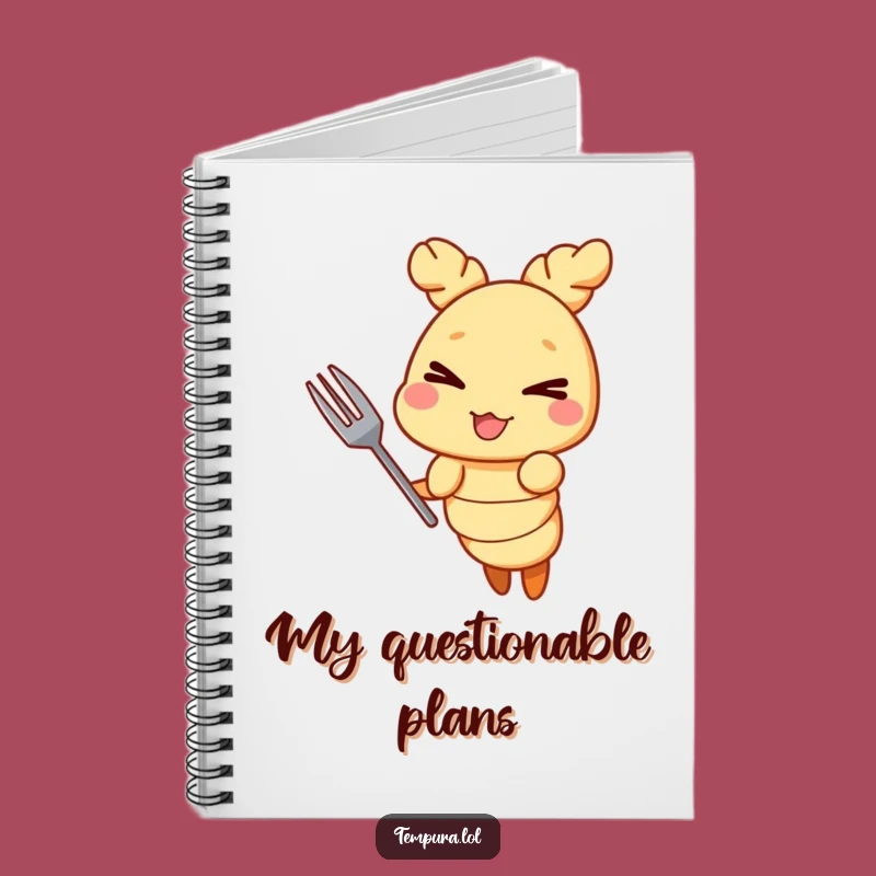 Funny Tempura Shrimp Notebook: Jot Down Mischief with Witty Shrimp