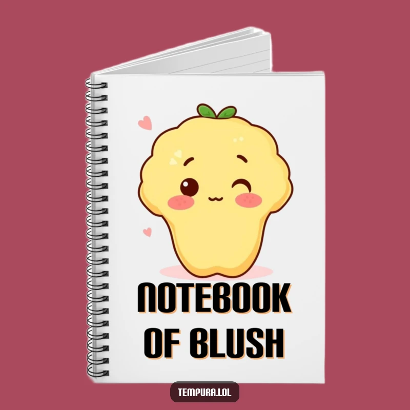 Funny Surprised Sweet Potato Tempura Notebook - Jot Down Ideas with Hilarious Flair