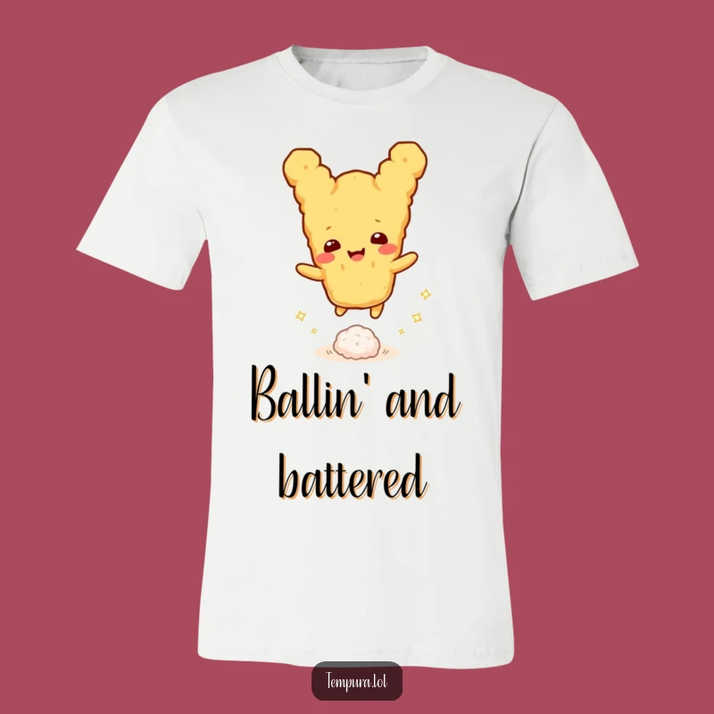 Funny Tempura Rice Ball Bounce T-Shirt: Wear Your Happy Energy