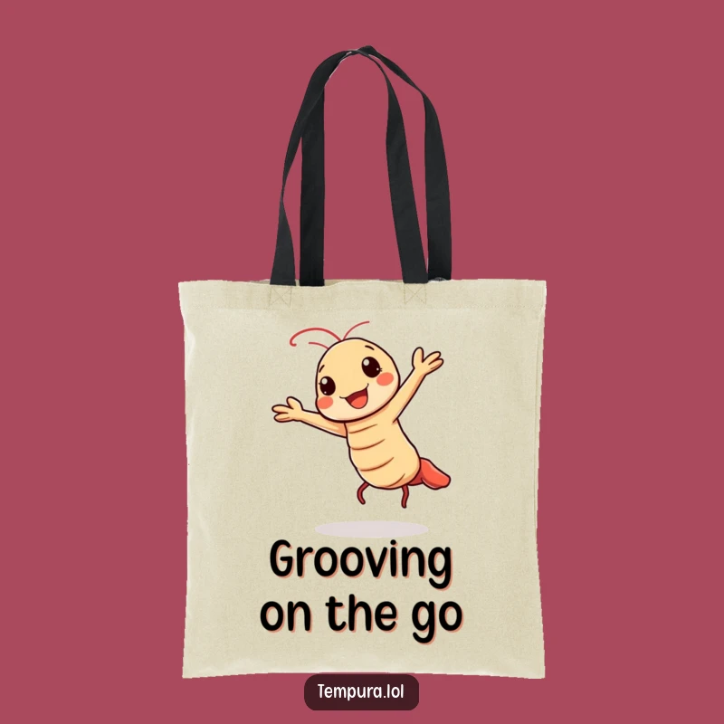 Funny Kawaii Tempura Dance Tote Bag: Carry Your Joyful Energy